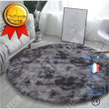 Pikkukuva 1 / 4: TD® GOGOLOVING Pyöreä Shaggy Matto 120 x 120cm Tummanharmaa