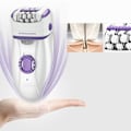 Miniatyrbillede 2 af 4: TD® Multifunktionel elektrisk epilator til kvinder ansigt barbermaskine bikini trimmer genopladelig armhuler arme krop LED 3 I 1