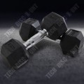 Miniatyrbillede 2 af 4: TD® Hexagonalt Håndvægt til Mænd og Kvinder Gym Hjem 5 kg Udstyr til Håndvægt Placering Muskuløs Arm -sort
