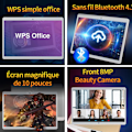 Miniatyrbillede 4 af 4: INN Tablet 10,1 tommer 8 megapixels kamera holdbarhed front dobbelt SIM tale processor octa-core bluetooth version