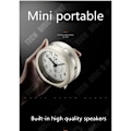 Miniatyrbillede 4 af 4: TD® sølv vækkeur bordalarm indretning hjem Solid Effektiv nem anvendelse anti-forsinkelse