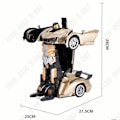Miniatyrbild 3 av 4: TD® Fjärrkontroll bil deformerbar robot barns laddning leksak Induktion deformerad bil gest fjärrkontroll bil 2