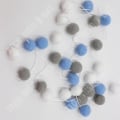 Miniatyrbild 3 av 4: TD® LED String Light 20 LED Bomullsbollar String Light