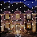 Miniatyrbild 2 av 4: TD® LED Snowflake Projektionsljus Julsnöljus Stjärnmönstrat Projektion Laser Dekorativa Ljus färg