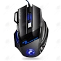 Miniatyrbillede 1 af 4: HTBE® E-sports kyllinge gaming mus med 7 knapper farverigt åndedrætslys til computer og bærbar computer