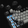 Miniatyrbild 4 av 4: Klavert QWERT TD® dubbel färg 87 tangenter mekaniskt tangentbord Typ-C USB trådbundet tyst stödläge spel tangentbord hot-swapbare tangenter