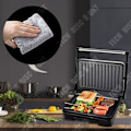 Miniatyrbillede 3 af 4: TD® Gaufrier Steak Maker Sandwich Maker Elektrisk toaster opvarmer Toast-tænderen Non-stick BPA-fri Nem at rengøre