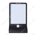 Miniatyrbillede 1 af 4: TD® Solcellelampe 36 LED med digital bevægelsessensor LED/sollys have/automatisk udendørs belysning - Sort