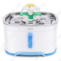 Miniatyrbillede 1 af 4: TD® Pet Water Fountain Elektrisk Rustfrit Stål LED Cirkulerende Vanddispenser Filtreringspatron