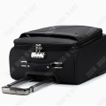 Miniatyrbillede 3 af 4: TD® 18 tommer business carry-on kuffert med universel hjul, PU læder, lille adgangskode, servicekuffert rejsesæt