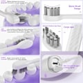 Pikkukuva 3 / 4: TD® Sähköhammasharja aikuisille matkakäyttöön pehmeä ladattava lapsille tytöille pojille äänivärinä ergonominen miehille