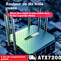 Miniatyrbillede 2 af 4: Wifi-router - TD - 5G 1200m - Dobbeltbånd - Indbygget firewall - 1000 Mbps