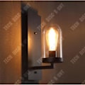 Miniatyrbillede 3 af 4: TD® Retro kreativ industrivæg lampe seng bord altan gang i smedet jern nostalgisk bar café lampe