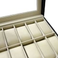Miniatyrbild 3 av 4: Fodral - Present - Klocklåda - Brunt läder - 12 platser - Säkert lås