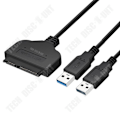 Miniatyrbild 1 av 4: TD® Easy drive-kabel USB till 3.0-adapter extern SSD sata easy drive-kabel 2,5 tum bekväm enkel enhetskabel för kabeladapter