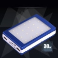 Miniatyrbild 2 av 4: TD® Super stor kapacitet solenergi bank 30000mAh utomhus mobil kraft vattentät LED camping ljus tunn sektion