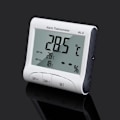 Miniatyrbillede 1 af 4: Digital temperatur- og fugtighedsmåler - TD® - 70*70*60mm - Automatisk alarm - LCD - ABS