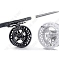 Miniatyrbillede 4 af 4: TD® Fluefiskeri hjul spiralkrog stang diameter hjul aluminiumlegering fluefisk let hurtig vand spinning hjul
