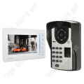Miniatyrbild 1 av 4: TD® Dörrklocka 7-tums färgpekskärm Night Vision Vattentät Smart Visual elektronisk dörrklocka