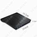 Miniatyrbild 2 av 4: TD® DVD-brännare 3.0USB & Type-C Dual Head Black Mobile Read Burner Universal Optisk enhet Extern optisk enhet