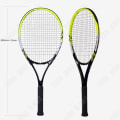 Miniatyrbillede 2 af 4: TD® Carbon Composite Tennis Racket Aluminium for Adult Beginners College Students Men and Women Double Training Course