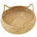 Miniatyrbillede 1 af 4: TD® Kattekurv fire sæsoner cool universel kat kradsebræt rattan kan demonteres og vaskes kaninrede kattekurv