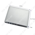 Miniatyrbillede 3 af 4: TD Læsere Brænder Optisk Cd Dvdrw Ekstern Bluray Drev Usb 3.0 Windows Mac Cd Dvd Bluray Ekstern Bærbar Kompakt Plug And Play