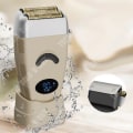 Miniatyrbillede 2 af 4: TD® Vandtætte elektriske barbermaskine med bevægelse til kroppen, digital trimmer, multifunktionel barbermaskine, skægtrimmer