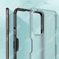 Miniatyrbild 3 av 4: TD® Transparent Frosted Telefonfodral för OnePlus 8T Four Corners All-inclusive Drop-Proof Cover TPU Soft Edge Back Cover