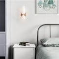 Miniatyrbillede 3 af 4: CONFO® Applikation i glas kreativ personlighed moderne enkelhed nordisk stil soveværelse natbord designer kunst gang korridor