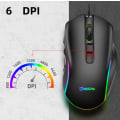 Miniatyrbild 4 av 4: TD® Wired Gaming Mouse Justerbara DPI-programmerbara knappar