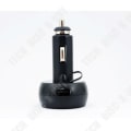 Miniatyrbillede 3 af 3: TD® Cigaresvoltmetermeter Thermometer USB Charger LED Auto 12-24V USB lader med LED voltmeter til bil - cigaretter LED