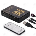 Miniatyrbild 4 av 4: HTBE® HDMI Switcher 4K 5 in 1 High Definition Remote Control Switch Infraröd HDMI Switcher Högupplöst fjärrkontroll