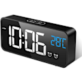 Miniatyrbild 1 av 6: 16 tums LED digital väggklocka, stor display, med fjärrkontroll, stor display, timer och nedräkning. Svart