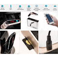 Miniatyrbillede 2 af 4: TD® FM Bluetooth Transmitter Power MP3 Læser Bil Håndfri Musik Adapter Trådløs Radio Kit Opladning