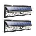 Miniatyrbild 1 av 4: 2st Solsensor Vägglampa TD® 54LED Utomhus Vattentät Mänsklig Infraröd Sensor Vägglampa