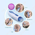 Miniatyrbillede 4 af 4: TD® wizzit-3332 Multifunktionel Dame Elektrisk Hårsuger Trimmer Elektrisk Hårsuger Blå Med Manicure Sæt