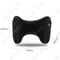 Miniatyrbild 2 av 4: TD® U-formad kudde Memory Foam Avslappning Komfortkudde Nacke Cervikal Resor Utomhus Bil Flygplan Svart