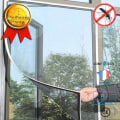 Miniatyrbillede 1 af 3: C® insektbeskyttelse myggenet til altandør gardin net mesh skærm beskyttende til køkkener, soveværelser, stuer, verandaer Størrelse: 1,5x1,