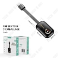 Miniatyrbillede 4 af 4: TD Adapter 2.4G 1920x1080 dual-core 4K display dongle HDMI interaktiv multi-skærm ultra HD trådløs displayadapter
