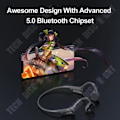 Miniatyrbild 2 av 4: TD® Bone Conduction Bluetooth-hörlurar Trådlösa Bluetooth 5.0-hörlurar Icke-i-örat hörlurar
