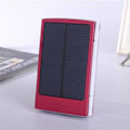 Miniatyrbillede 4 af 4: TD® Multifunktionel solopladepanel - 10000 mAh Dobbelt USB-port og adapter - Praktisk og Pålidelig - Power Bank Hvid og Rød