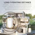 Miniatyrbillede 3 af 4: Trådløs smart dørklokke - TD - Gylden - Vandtæt - 300m rækkevidde - IP47
