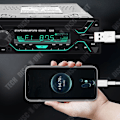 Miniatyrbild 4 av 4: TD® Bluetooth autoradio 12V bil MP3-spelare bluetooth handsfree färgstarkt ljus ljud centralkontroll modifiering radio F