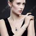 Pikkukuva 4 / 4: TD® Käärmeennahkaketju Säädettävä Rannekoru Miehille ja Naisille S925 Sterling Hopea Charm Katu Korut