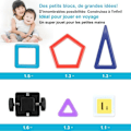 Miniatyrbillede 4 af 4: Byggekblocks - TD® - 76 stykker - Flerfarvet - Fra 3 år - Unisex Flerfärgad