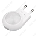 Miniatyrbillede 1 af 4: TD® 0.7W Mini Natte LED med Lysføler, Automatisk Sensor, Til Børneværelser, Hvid, 2 Stk.
