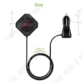 Miniatyrbillede 4 af 4: TD® FM Bluetooth Sender Dobbelt USB MP3-afspiller, radio, SD-kort - Bluetooth bilsæt Håndfri opkald TEC5840588267175