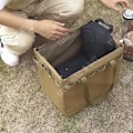 Miniatyrbillede 4 af 4: TD® Camping i det fri foldbar opbevaringsboks picnic camping opbevaring værktøj pose mark bærbar brænde pose