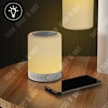Pikkukuva 2 / 4: TD® Audio Bluetooth LED-näyttö yövalo 7 väriä Yövalo yöpöydälle Ulkokäyttöön suunniteltu telttakaiutin Bluetooth-kaiutin